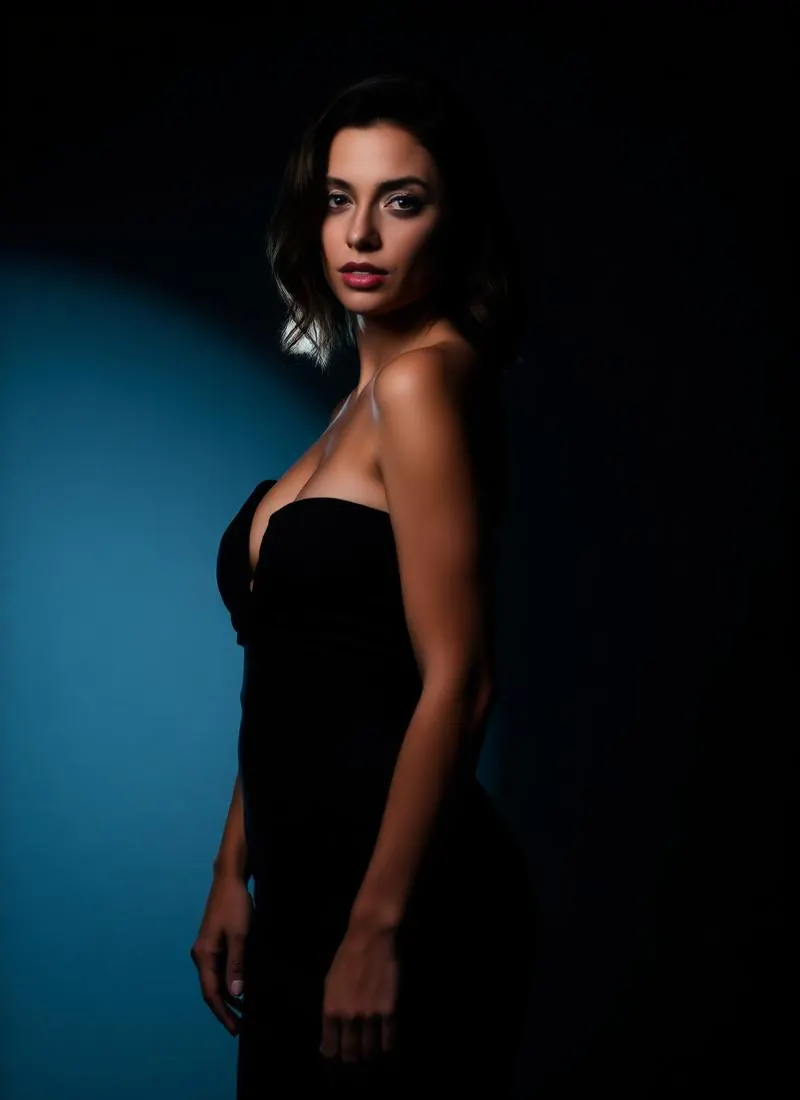 Photo glamour féminine — studio à Lille